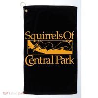 Squirrels Of Central Park Golf Towel thumb 0