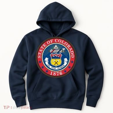 State Of Colorado Seal 1876 Hoodie