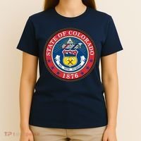 State Of Colorado Seal 1876 T-Shirt thumb 4