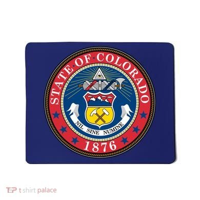 State Of Colorado Seal 1876 Mousepad