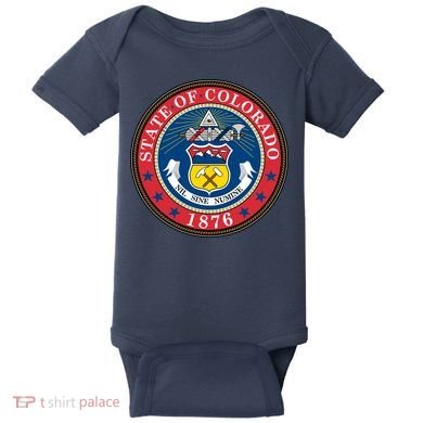 State Of Colorado Seal 1876 Baby Bodysuit