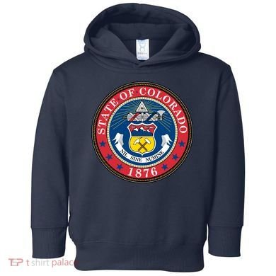 State Of Colorado Seal 1876 Toddler Hoodie
