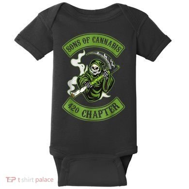 Sons Of Cannabis 420 Chapter Baby Bodysuit