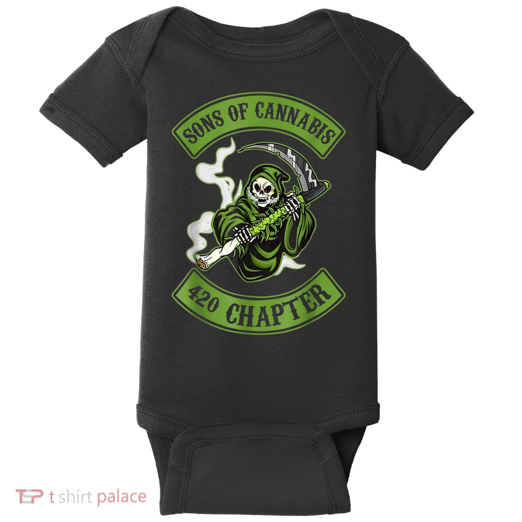 Sons Of Cannabis 420 Chapter Baby Bodysuit