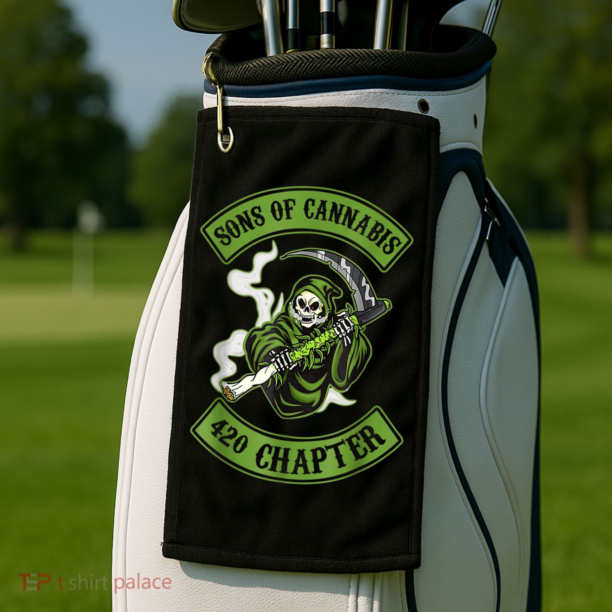 Sons Of Cannabis 420 Chapter Golf Towel