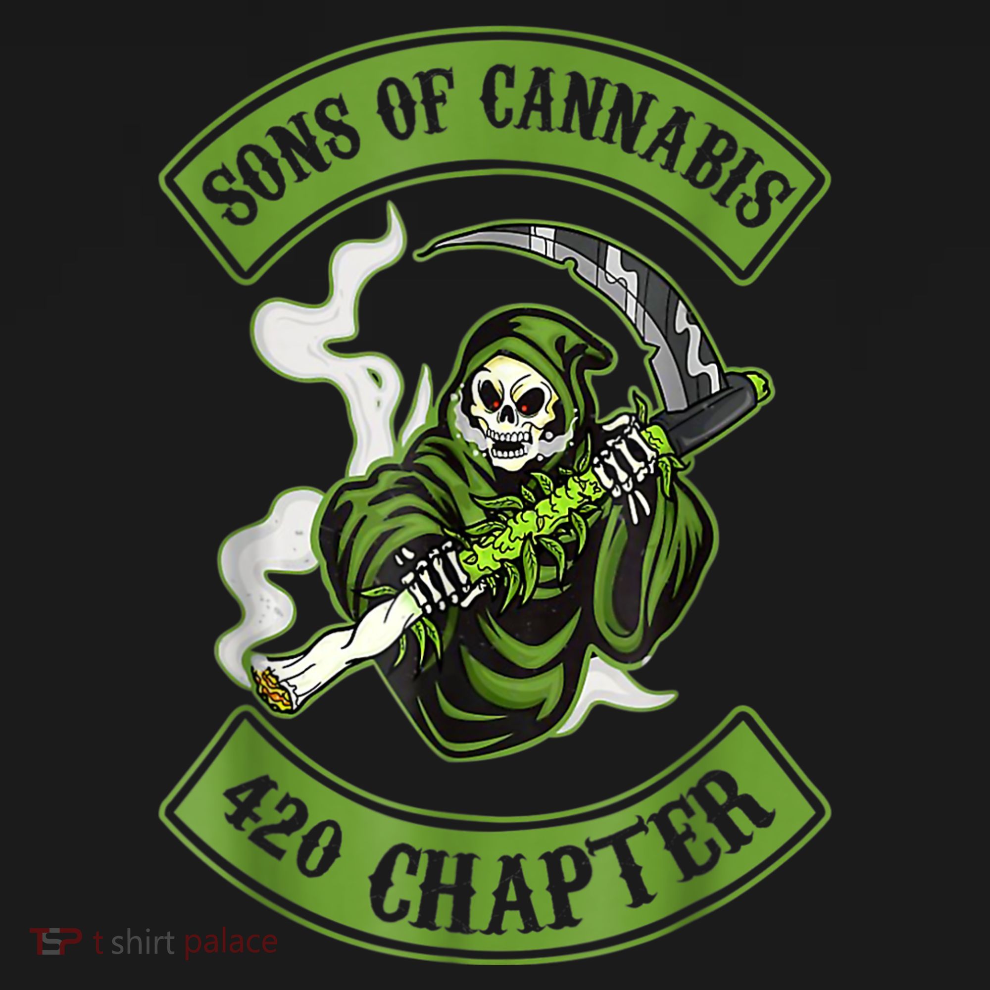 Sons Of Cannabis 420 Chapter Visor