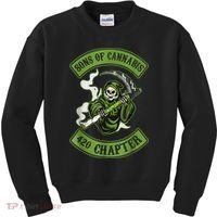 Sons Of Cannabis 420 Chapter Kids Sweatshirt thumb 0