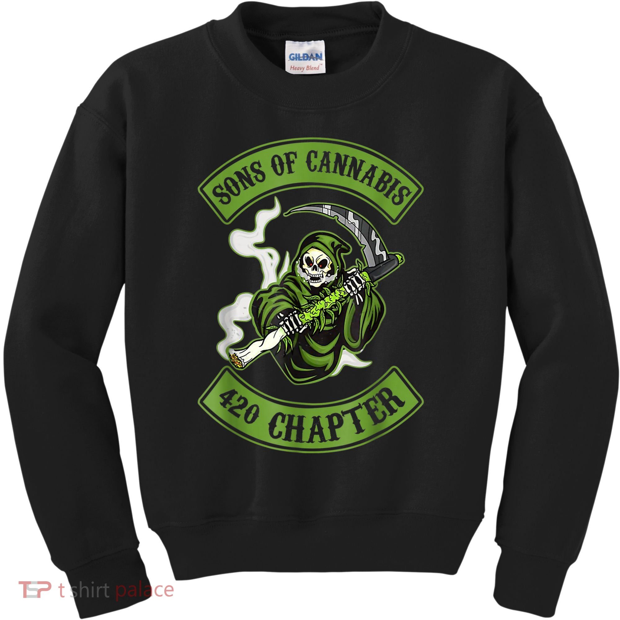 Sons Of Cannabis 420 Chapter Kids Sweatshirt