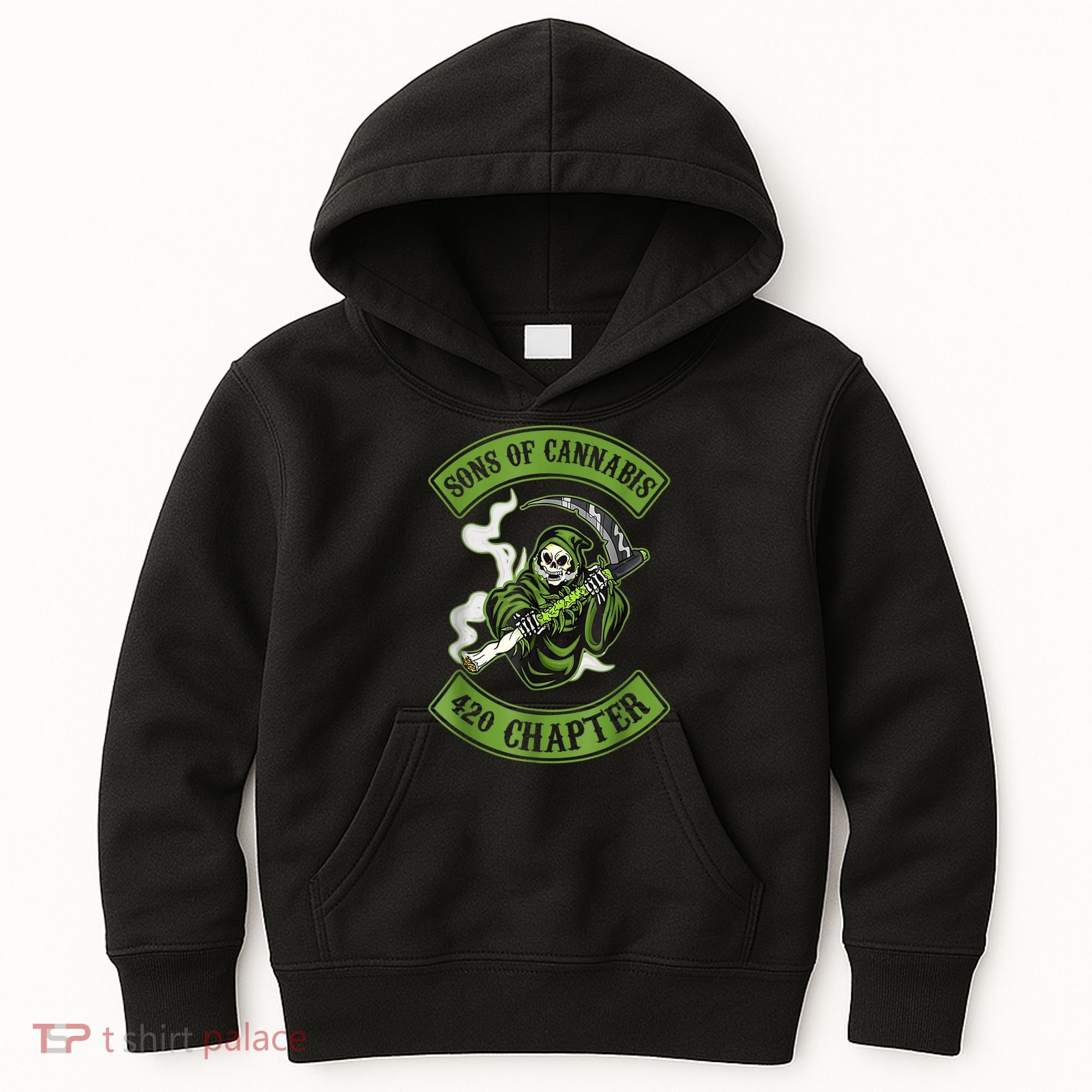 Sons Of Cannabis 420 Chapter Kids Hoodie