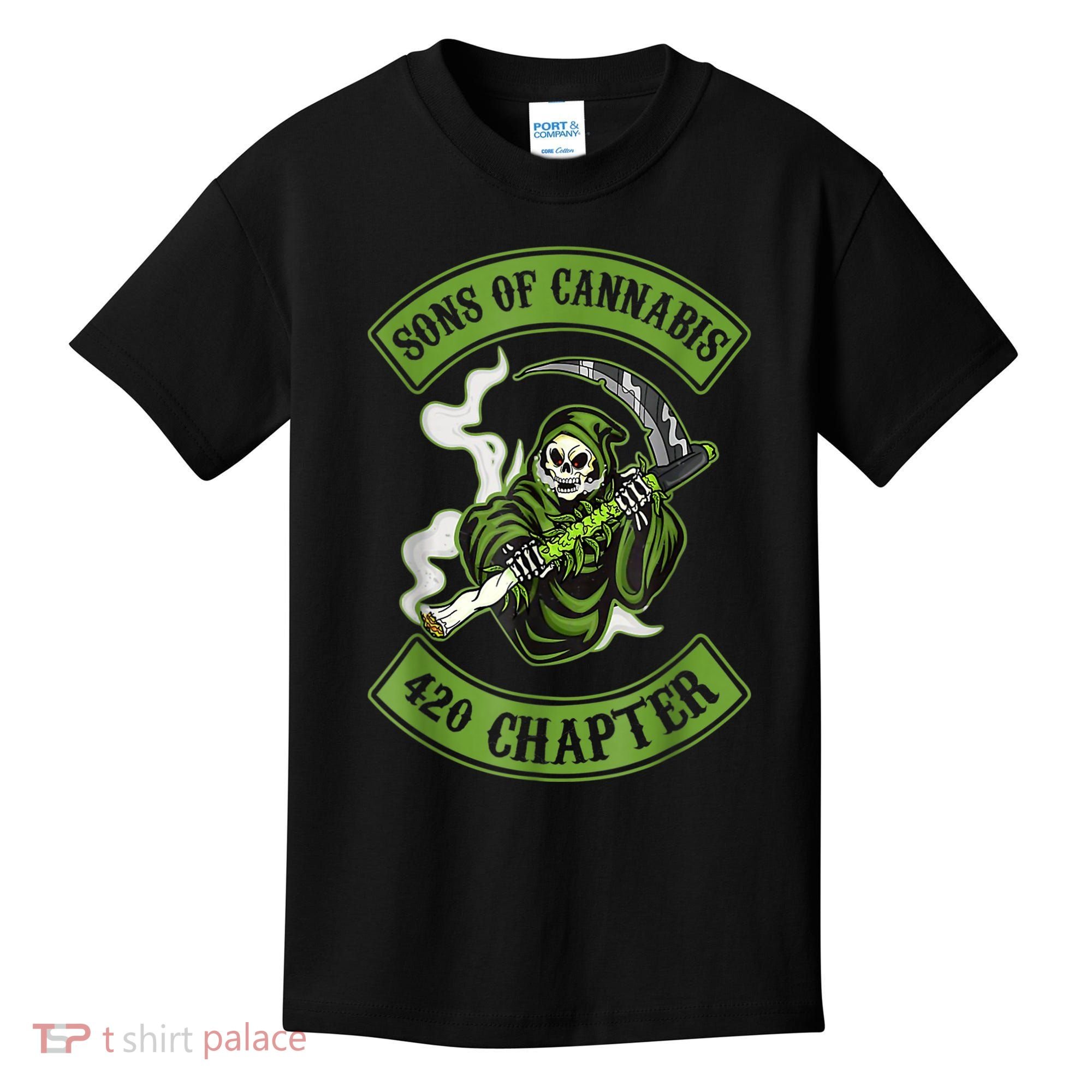 Sons Of Cannabis 420 Chapter Kids T-Shirt
