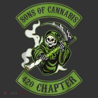 Sons Of Cannabis 420 Chapter Ornament thumb 1