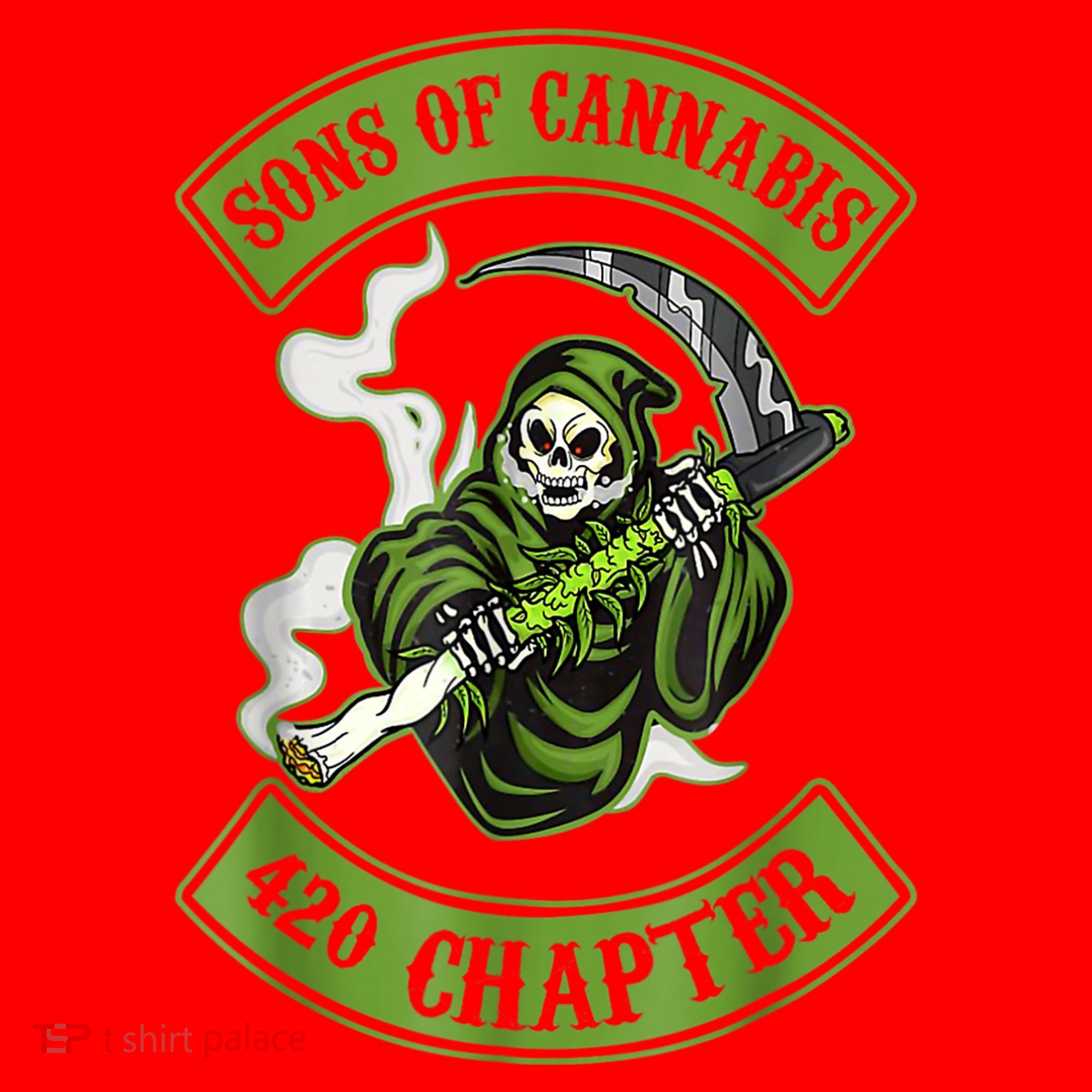 Sons Of Cannabis 420 Chapter Santa Hat