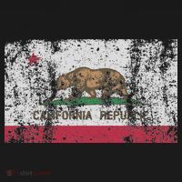 State Of California Flag Vintage Distressed Retro Gift T-Shirt thumb 7