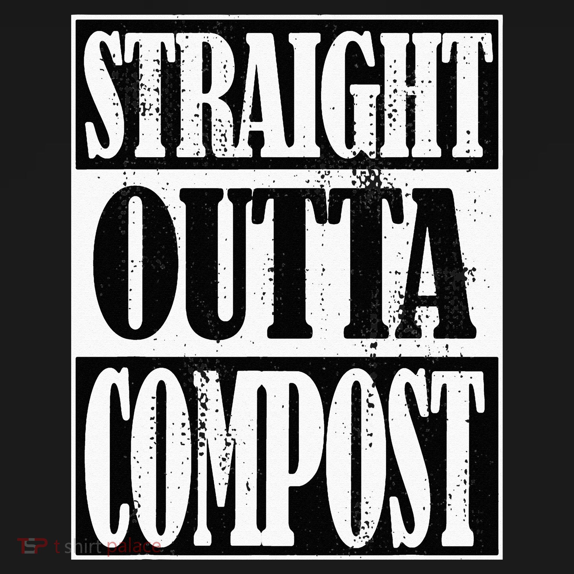 Straight Outta Compost Funny Garden Homestead Composting Women's Tank Top