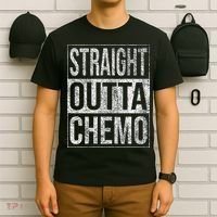 Straight Outta Chemo Chemotherapy Cancer Treatment T-Shirt thumb 6