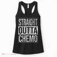 Straight Outta Chemo Chemotherapy Cancer Treatment Women's Tank Top thumb 0