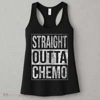 Straight Outta Chemo Chemotherapy Cancer Treatment Women's Tank Top thumb 3