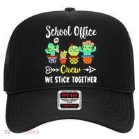 School Office Crew We Stick Together Funny Cactus Hat thumb 0