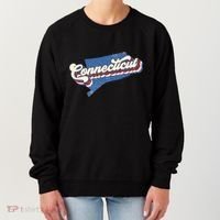 State Of Connecticut Retro Logo Women's Sweatshirt thumb 0