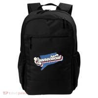 State Of Connecticut Retro Logo Backpack thumb 0