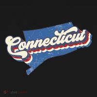 State Of Connecticut Retro Logo Coaster thumb 2