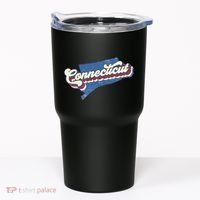 State Of Connecticut Retro Logo Tumbler thumb 0