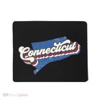 State Of Connecticut Retro Logo Mousepad thumb 0