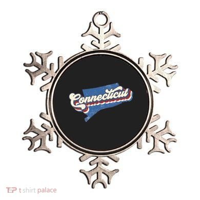State Of Connecticut Retro Logo Ornament