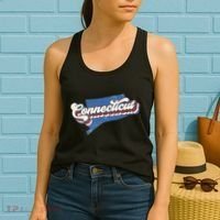 State Of Connecticut Retro Logo Women's Tank Top thumb 2