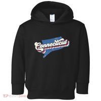 State Of Connecticut Retro Logo Toddler Hoodie thumb 0