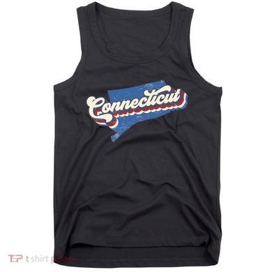 State Of Connecticut Retro Logo Tank Top