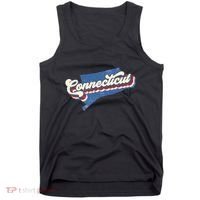 State Of Connecticut Retro Logo Tank Top thumb 0