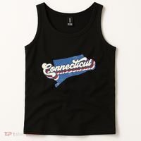 State Of Connecticut Retro Logo Tank Top thumb 2