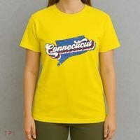 State Of Connecticut Retro Logo T-Shirt thumb 4