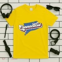 State Of Connecticut Retro Logo T-Shirt thumb 5