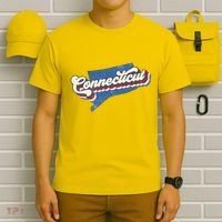 State Of Connecticut Retro Logo T-Shirt thumb 6