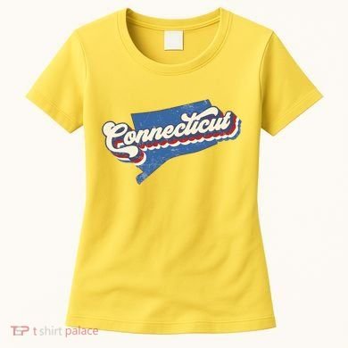 State Of Connecticut Retro Logo Women's T-Shirt