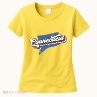 State Of Connecticut Retro Logo Women's T-Shirt thumb 0