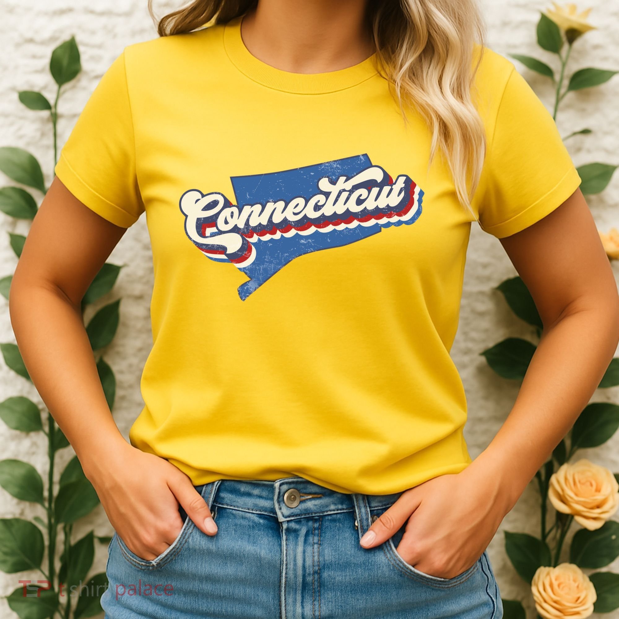 State Of Connecticut Retro Logo Women's T-Shirt