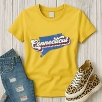 State Of Connecticut Retro Logo Women's T-Shirt thumb 3