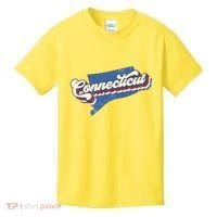 State Of Connecticut Retro Logo Kids T-Shirt thumb 0
