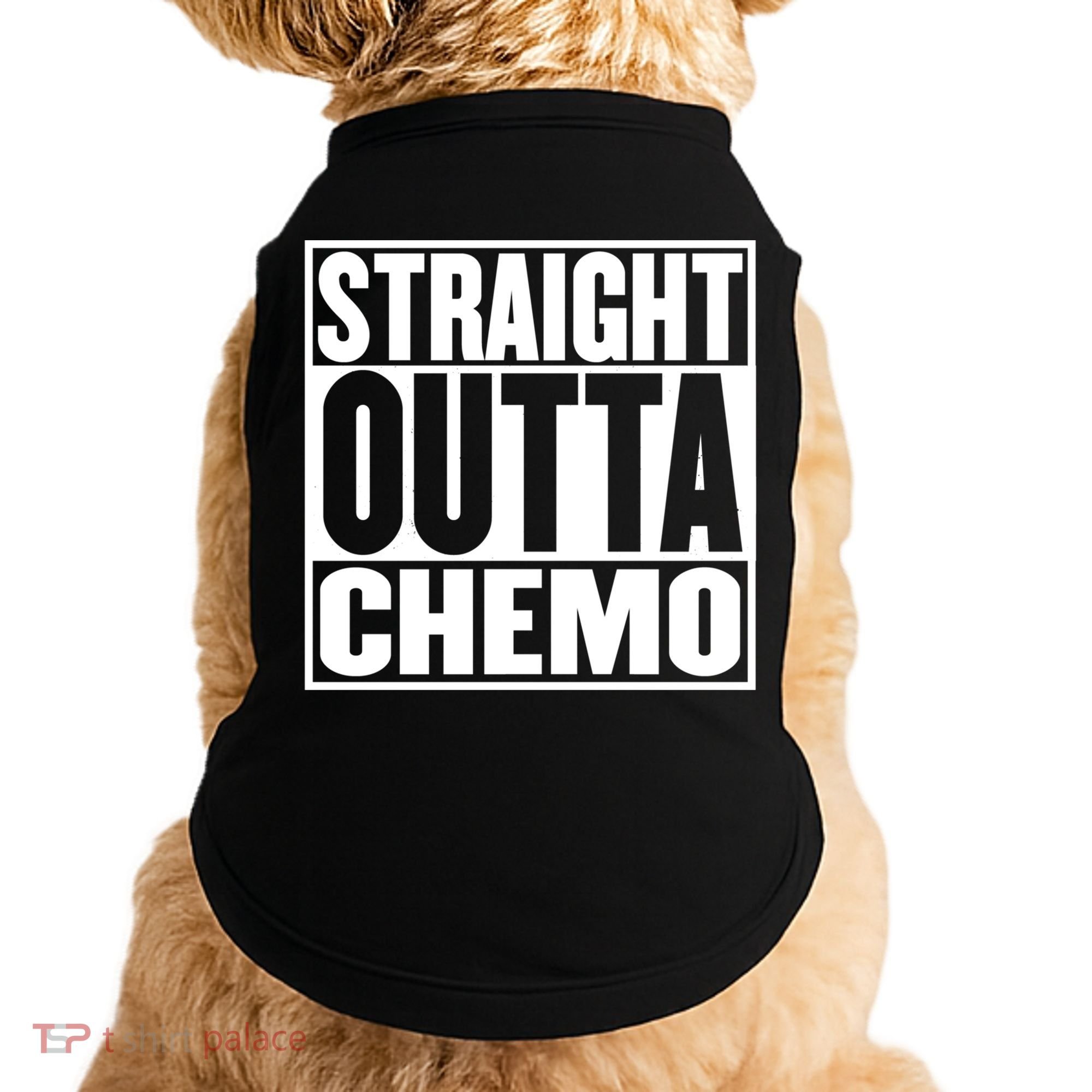 Straight Outta Chemo Gift Fighter Fight Cancer Survivor Great Gift Doggie Tank