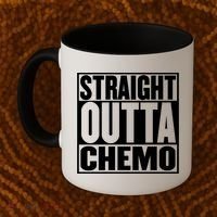 Straight Outta Chemo Gift Fighter Fight Cancer Survivor Great Gift Coffee Mug thumb 2