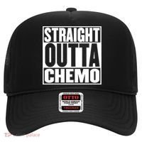 Straight Outta Chemo Gift Fighter Fight Cancer Survivor Great Gift Hat thumb 0