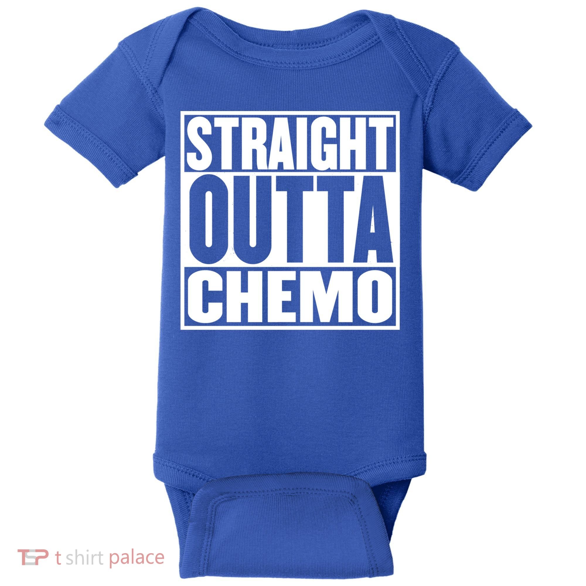 Straight Outta Chemo Gift Fighter Fight Cancer Survivor Great Gift Baby Bodysuit