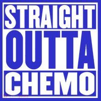 Straight Outta Chemo Gift Fighter Fight Cancer Survivor Great Gift Baby Bodysuit thumb 2