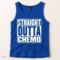 Straight Outta Chemo Gift Fighter Fight Cancer Survivor Great Gift Tank Top thumb 2