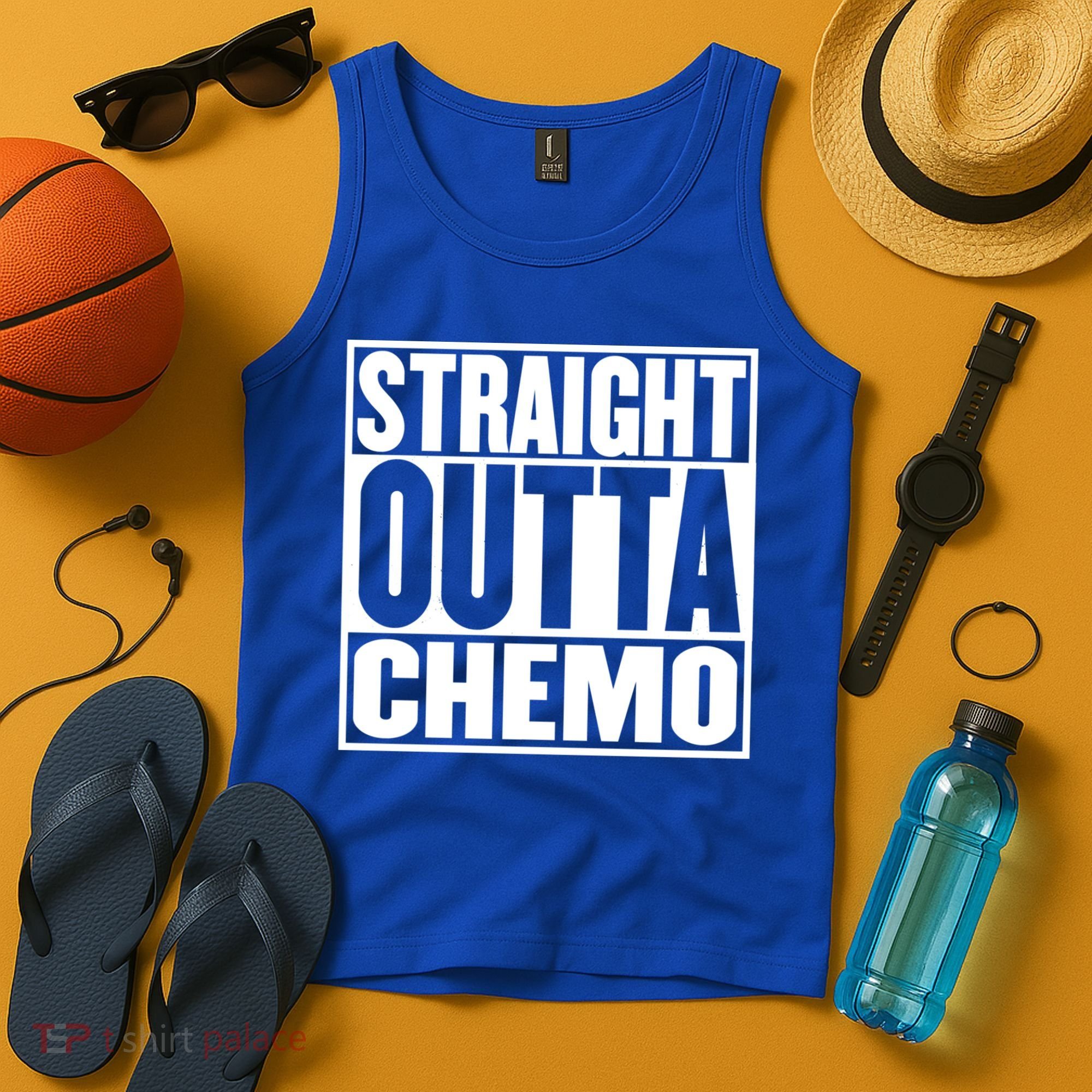 Straight Outta Chemo Gift Fighter Fight Cancer Survivor Great Gift Tank Top