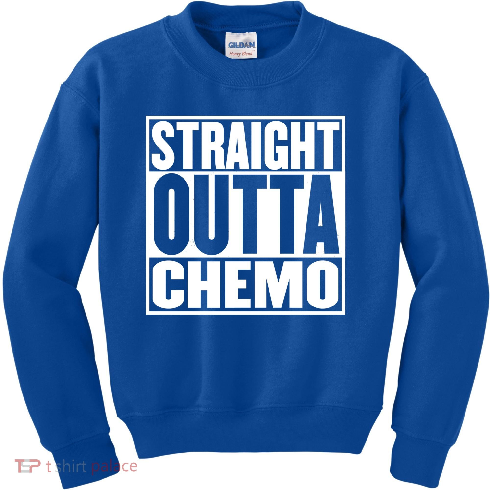 Straight Outta Chemo Gift Fighter Fight Cancer Survivor Great Gift Kids Sweatshirt