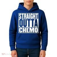Straight Outta Chemo Gift Fighter Fight Cancer Survivor Great Gift Kids Hoodie thumb 4